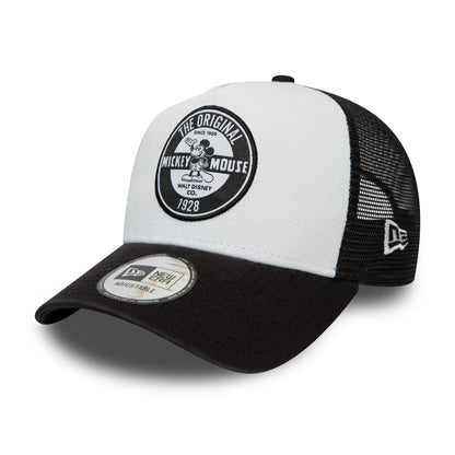 Casquette Trucker A-Frame 9FORTY Disney Character Mickey noir-blanc NEW ERA