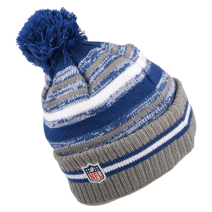 Bonnet à Pompon NFL Sport Knit OTC Indianapolis Colts bleu-blanc NEW ERA