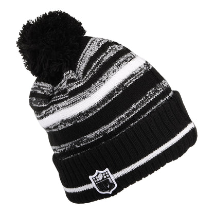 Bonnet à Pompon NFL Sport Knit Denver Broncos noir-blanc NEW ERA