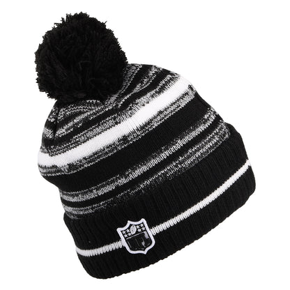Bonnet à Pompon NFL Sport Knit Green Bay Packers noir-blanc NEW ERA