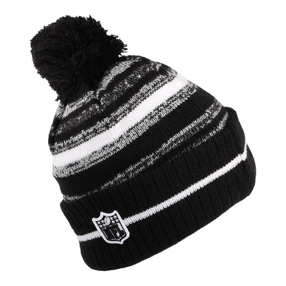 Bonnet à Pompon NFL Sport Knit Kansas City Chiefs noir-blanc NEW ERA