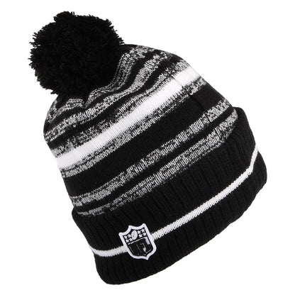 Bonnet à Pompon NFL Sport Knit New Orleans Saints noir-blanc NEW ERA