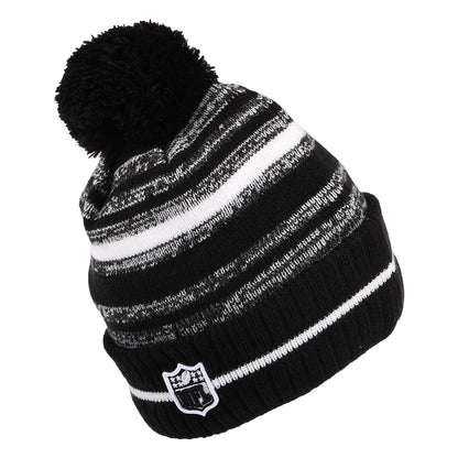 Bonnet à Pompon NFL Sport Knit Seattle Seahawks noir-blanc NEW ERA