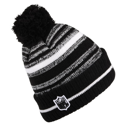 Bonnet à Pompon NFL Sport Knit Washington Football Team noir-blanc NEW ERA