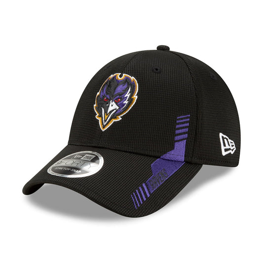 Casquette Stretch Snap 9FORTY NFL Sideline Home Baltimore Ravens noir NEW ERA