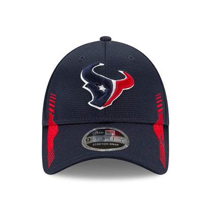 Casquette Stretch Snap 9FORTY NFL Sideline Home Houston Texans bleu-rouge NEW ERA