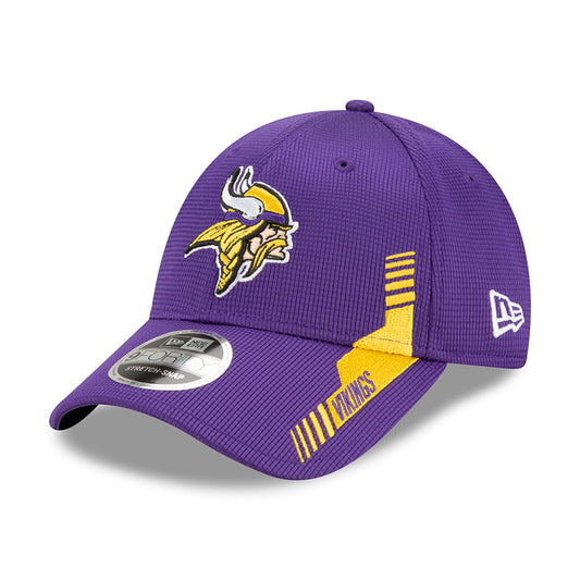 Casquette Stretch Snap 9FORTY NFL Sideline Home Minnesota Vikings violet-or NEW ERA