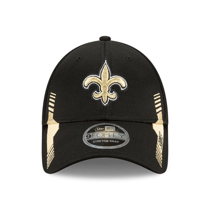 Casquette 9FORTY NFL Sideline Home New Orleans Saints noir-doré NEW ERA