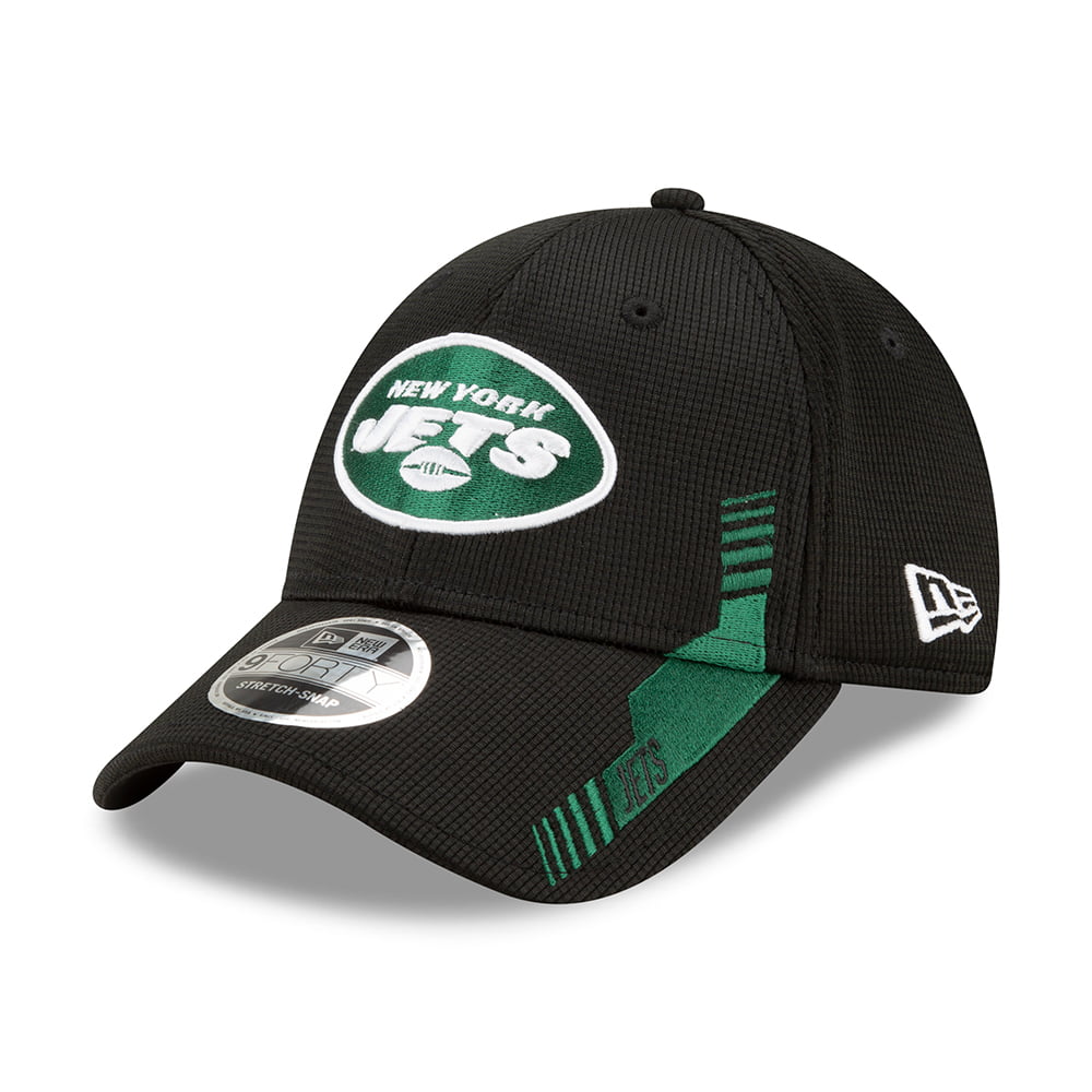 Casquette Stretch Snap 9FORTY NFL Sideline Home New York Jets noir-vert NEW ERA