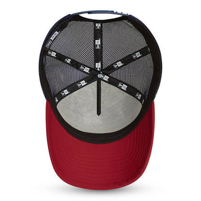 Casquette Trucker 9FORTY Rubber Logo Atletico Madrid bleu marine-rouge NEW ERA