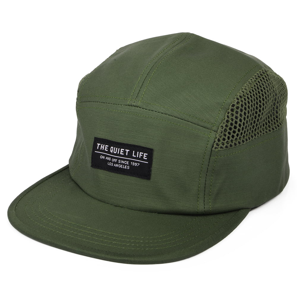 Casquette 5 Panel Military Mesh vert militaire THE QUIET LIFE