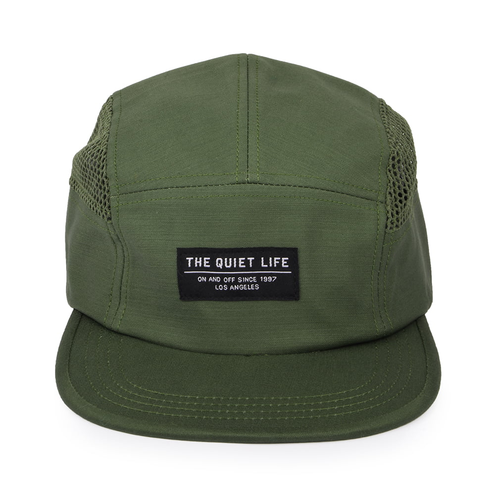 Casquette 5 Panel Military Mesh vert militaire THE QUIET LIFE