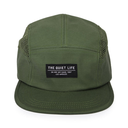Casquette 5 Panel Military Mesh vert militaire THE QUIET LIFE