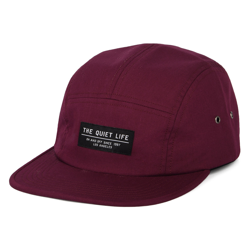 Casquette 5 Panel Foundation bordeaux THE QUIET LIFE