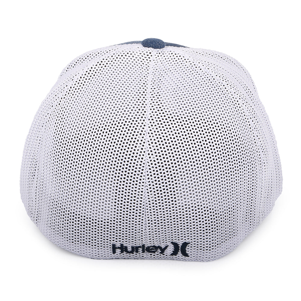 Casquette Flexfit Icon Textures bleu marine-blanc HURLEY