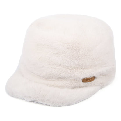 Casquette Militaire en Fausse Fourrure Dulxe crème BARTS