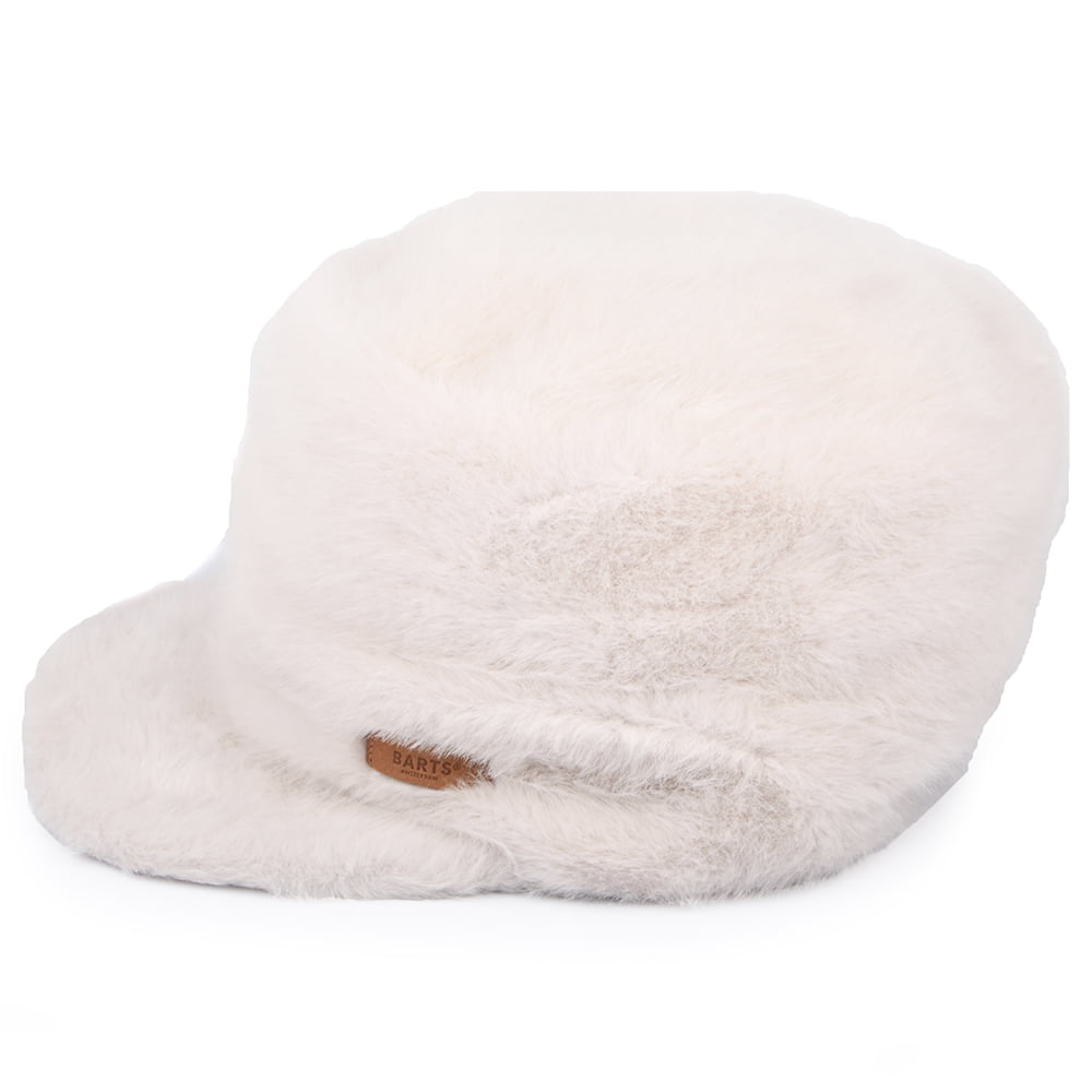Casquette Militaire en Fausse Fourrure Dulxe crème BARTS