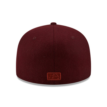Casquette 59FIFTY MLB Melton New York Yankees bordeaux NEW ERA