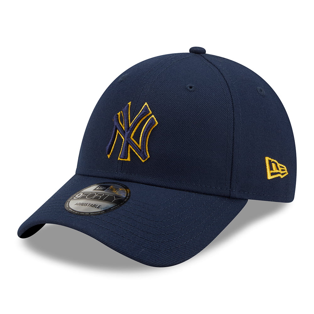 Casquette 9FORTY MLB Pop Outline New York Yankees bleu foncé NEW ERA