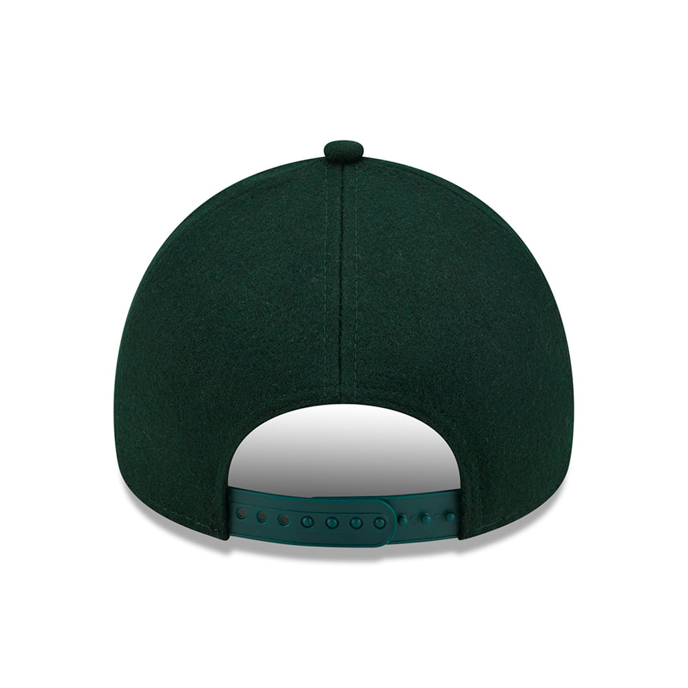 Casquette 9FORTY MLB Melton E-Frame Oakland Athletics vert foncé NEW ERA