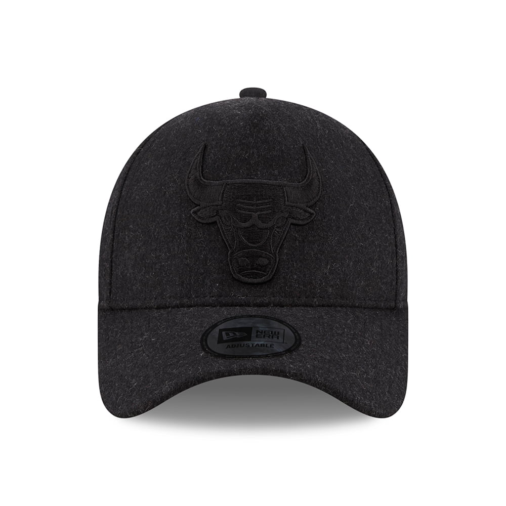 Casquette 9FORTY NBA Melton E-Frame Chicago Bulls noir NEW ERA