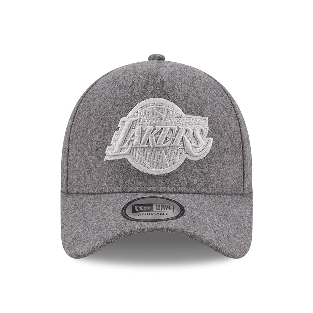 Casquette 9FORTY NBA Melton E-Frame L.A. Lakers gris NEW ERA