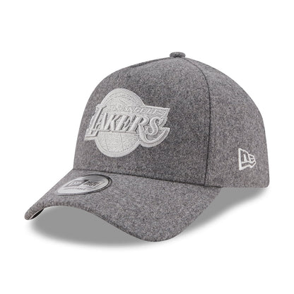 Casquette 9FORTY NBA Melton E-Frame L.A. Lakers gris NEW ERA