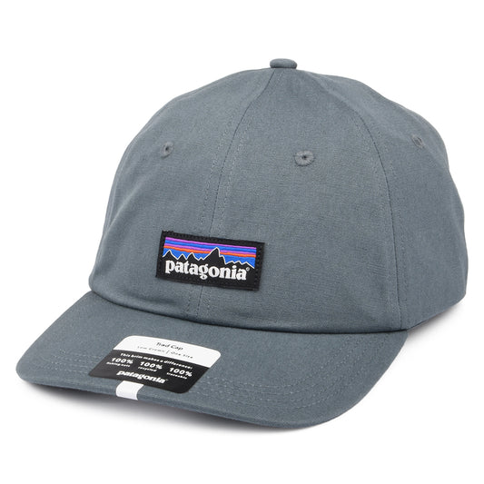 Casquette en Coton Bio P-6 Label Trad gris foncé PATAGONIA