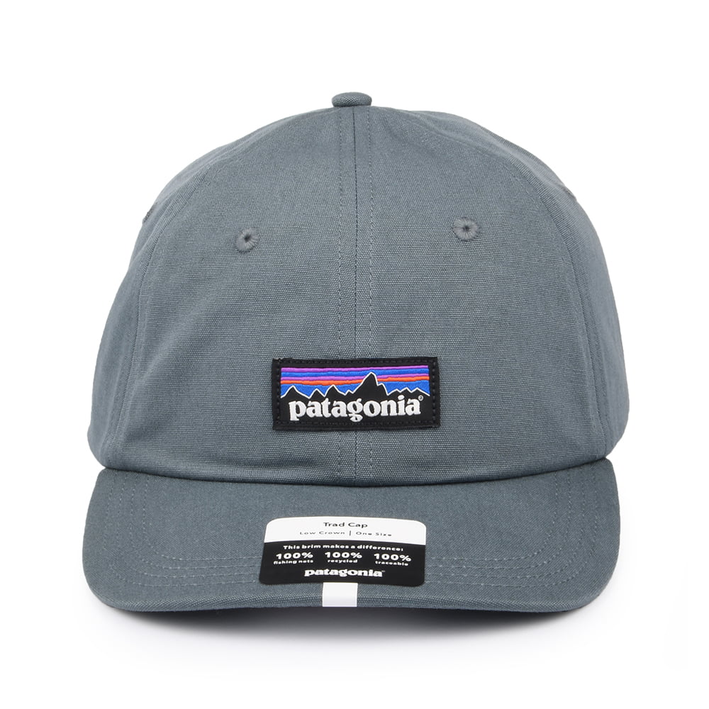 Casquette en Coton Bio P-6 Label Trad gris foncé PATAGONIA