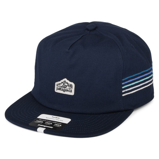 Casquette Snapback Line Logo Ridge Stripe Funfarer bleu marine PATAGONIA