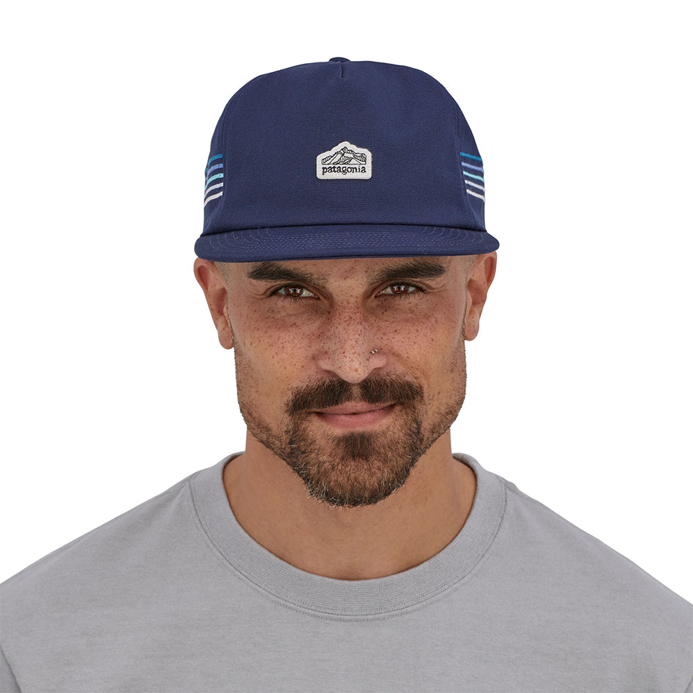 Casquette Snapback Line Logo Ridge Stripe Funfarer bleu marine PATAGONIA