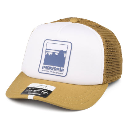Casquette Trucker Alpine Icon Interstate blanc-marron PATAGONIA