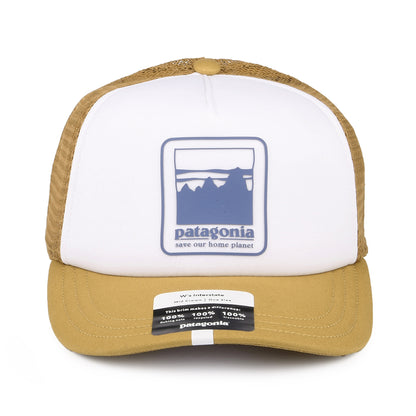 Casquette Trucker Alpine Icon Interstate blanc-marron PATAGONIA