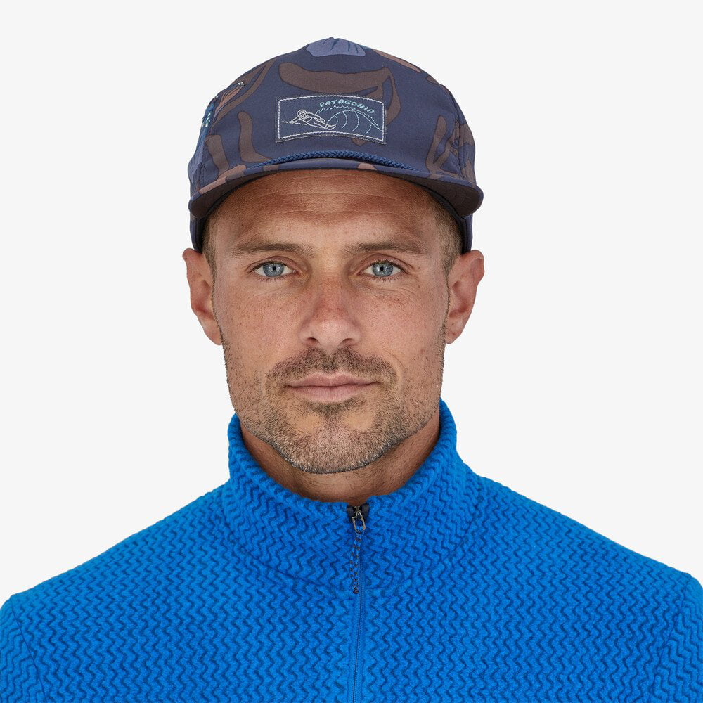 Casquette Strapback Recyclée Non Structurée Snowfarer bleu marine-multi PATAGONIA