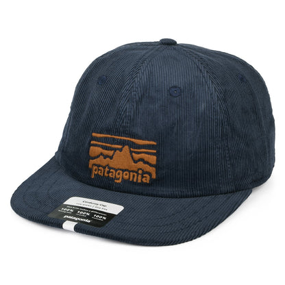 Casquette Snapback en Velours Côtelé Fitz Roy Rambler bleu marine PATAGONIA