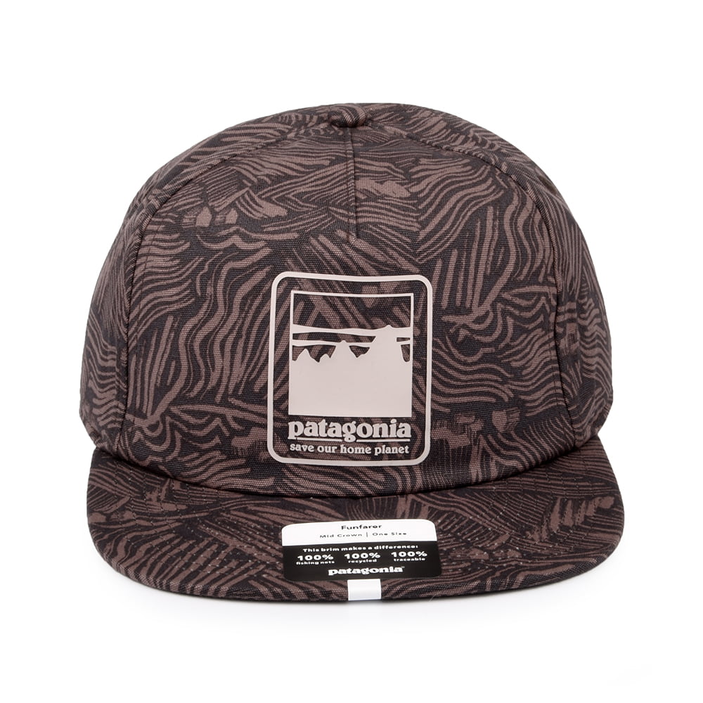Casquette en Coton Bio Alpine Icon Funfarer marron PATAGONIA