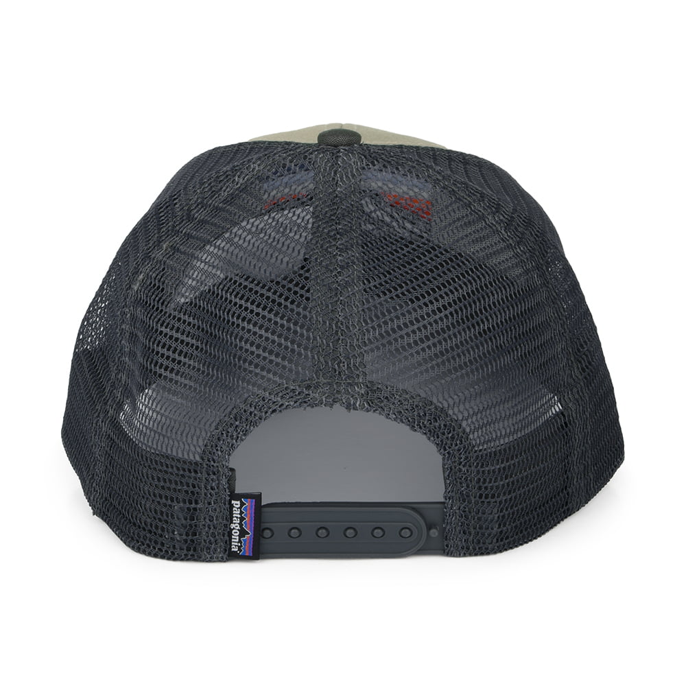 Casquette Trucker en Toile de Coton Bio LoPro Line Logo Ridge khaki PATAGONIA