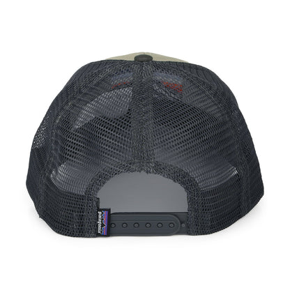 Casquette Trucker en Toile de Coton Bio LoPro Line Logo Ridge khaki PATAGONIA