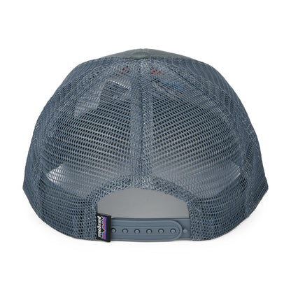 Casquette Trucker en Toile de Coton Bio LoPro Line Logo Ridge gris PATAGONIA