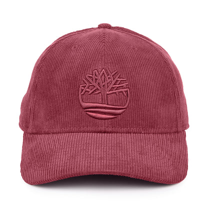 Casquette en Velours Côtelé Logo bordeaux TIMBERLAND
