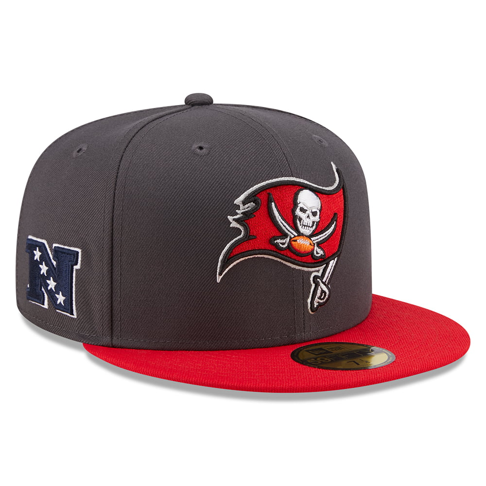 Casquette 59FIFTY NFL OTC Tampa Bay Buccaneers graphite-rouge NEW ERA