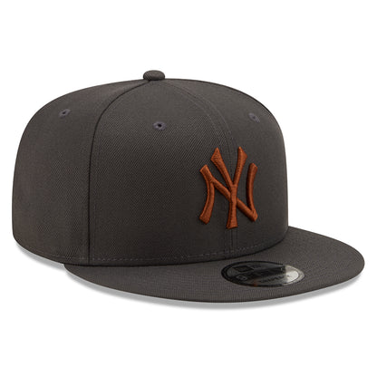 Casquette 9FIFTY MLB League Essential New York Yankees graphite-toffee NEW ERA