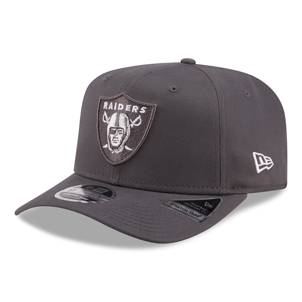 Casquette 9FIFTY NFL League Essential Stretch Las Vegas Raiders graphite NEW ERA
