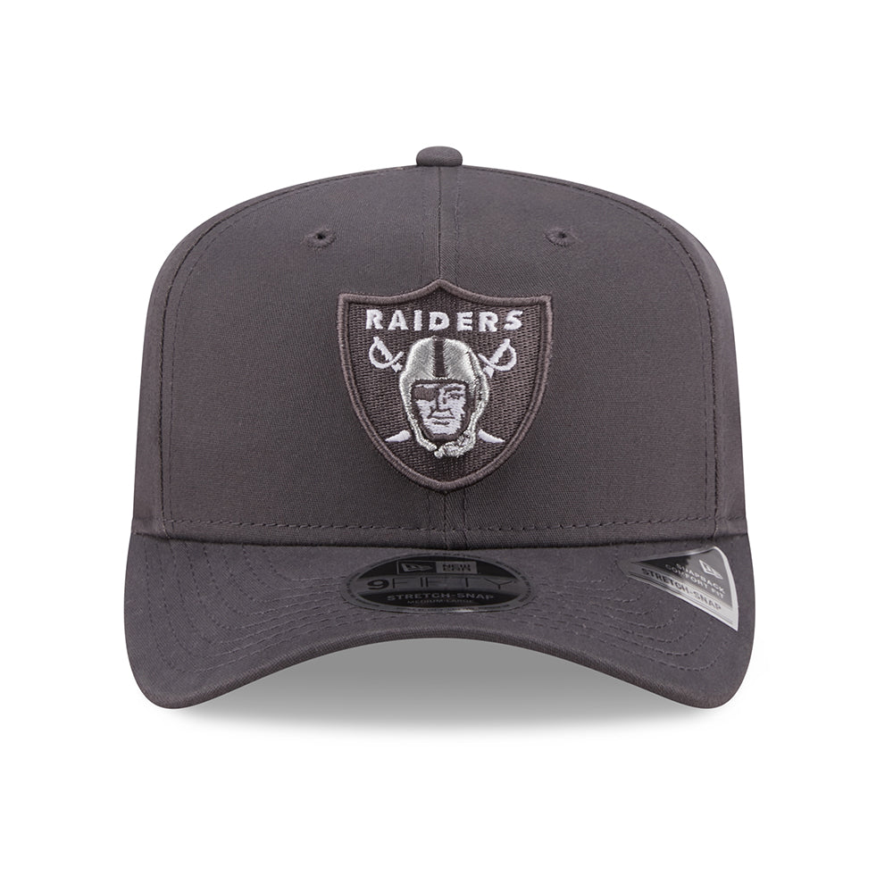 Casquette 9FIFTY NFL League Essential Stretch Las Vegas Raiders graphite NEW ERA