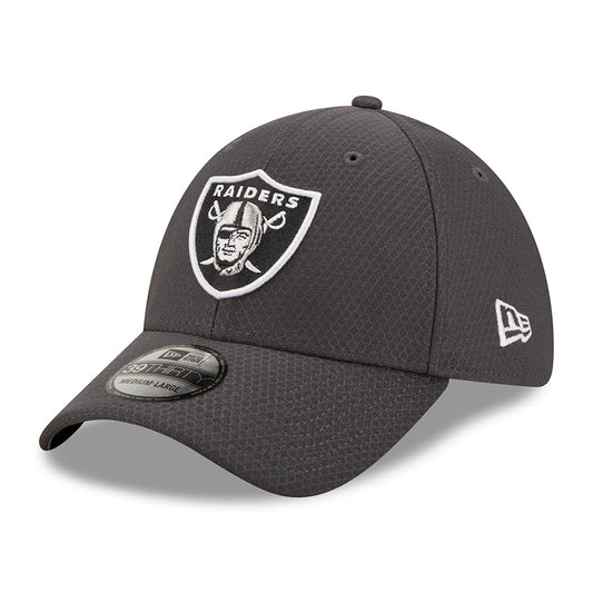 Casquette 39THIRTY NFL Hex Tech Las Vegas Raiders graphite NEW ERA