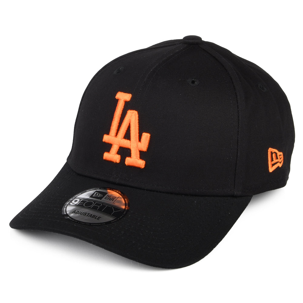 Casquette 9FORTY MLB League Essential L.A. Dodgers noir-orange NEW ERA