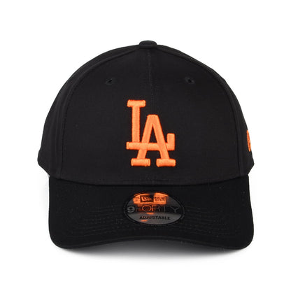 Casquette 9FORTY MLB League Essential L.A. Dodgers noir-orange NEW ERA