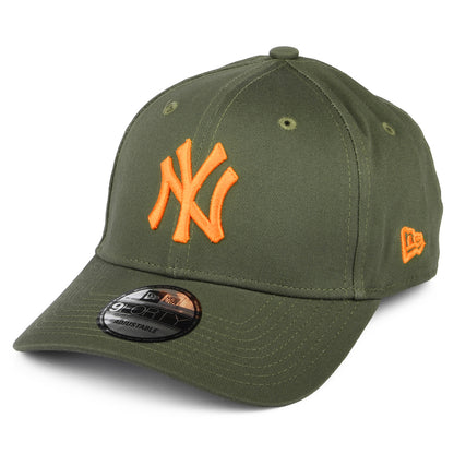 Casquette 9FORTY MLB League Essential New York Yankees olive-orange NEW ERA