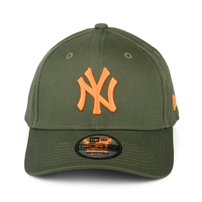 Casquette 9FORTY MLB League Essential New York Yankees olive-orange NEW ERA