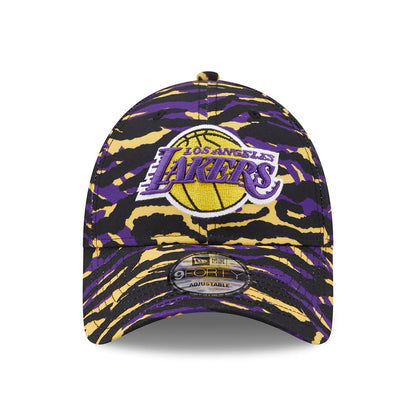 Casquette 9FORTY NBA AOP Camo Print L.A. Lakers violet NEW ERA